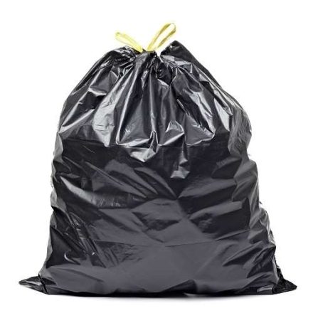 Odpadkové pytle LDPE 120 l černý s kreslící páskou, 10 ks