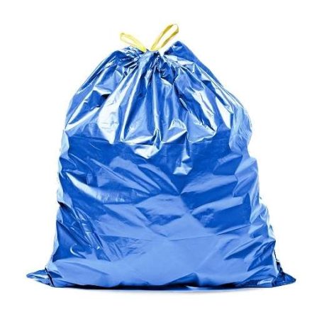 Odpadkové pytle LDPE 120l modrá s kreslící páskou 10 ks