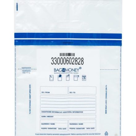 Bezpečné bankovní obálky C3 320x450 mm Průhledný 100 ks