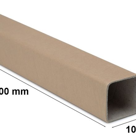 Čtverec z kartonové trouby 100x100 mm, gr. 2,5 mm,L. 400 mm