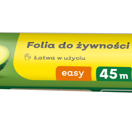 Bezbarvá potravinová fólie pro jídlo Jan Necessary EASY 45 m x 29 cm