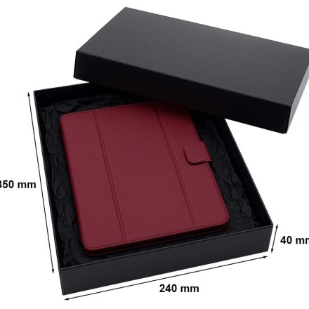 Černá dárková krabička laminovaná 350x240x40mm s uzávěrem