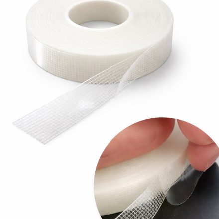 Dvojstranná gelová páska s síťovinou 9mm/0.5/50m Průhledný silný