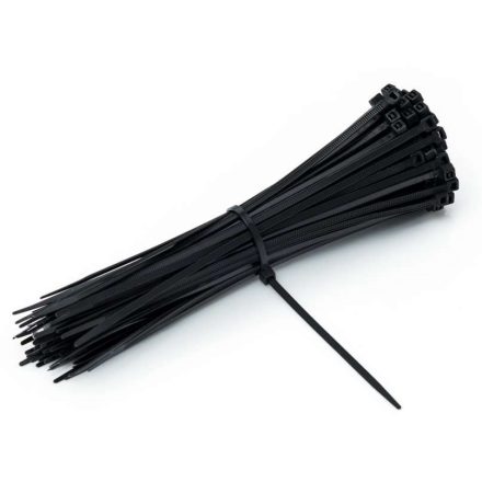 Tritické svorky pro kabely 200 x 3,6 mm černá 100 ks