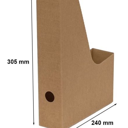 Kartónová krabička pro dokumenty A4 6 cm hnědá
