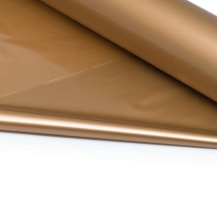 Dekorativní celofánová fólie v rolích 100 cm x 25 mb zlatý matný 30 um