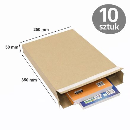 Box Flatbox F12 přepravní karton hnědý 250x50x350 mm 10 ks