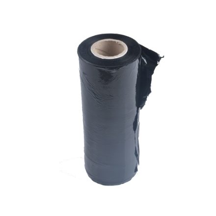 Stretch film mini rap černý pro role balení 25 cm 0,8 kg 23 um