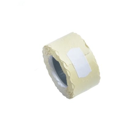 Cenové značky pro jednořadé hráče pervitinu 26x12 mm bílá vlna 900 ks
