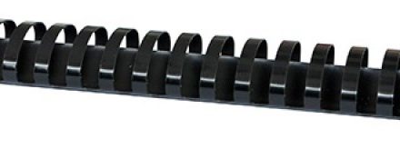 Plastové záda pro tváření A4, 38 mm, 50 kusy, černoši