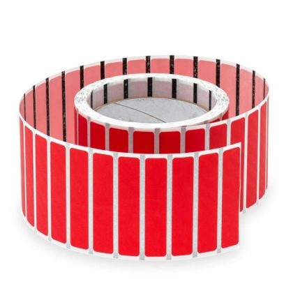 Lepicí plug červená ochrana 64x13 mm 1000 ks