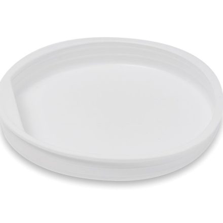 Kulatý zástrčka na lepenkovou trubku fi 80 mm denco bílý LDPE