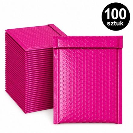 Kovová bublinková obálka 120x170mm Růžová magenta C6 100 Umělectví