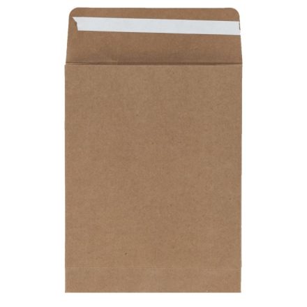 Samolepicí kartonová obálka 130x170x40 mm hnědá 220g 10 ks