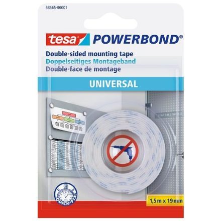 Montážní páska POWERBOND univerzální 1,5m:19mm