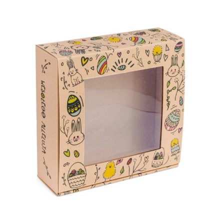 Velikonoční box s oknem 250x240x80 mm na dárky