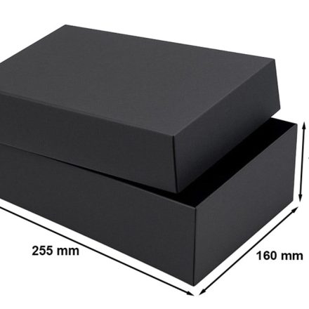 Dekorativní dárková krabička 255x160x75 Black L