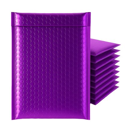 Kovové fialové bublinkové obálky 230x324mm Fiol 100ks