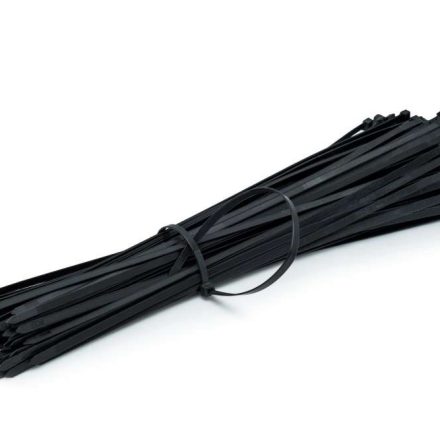 Svorky černých stativů pro kabely 530 x 7,6 mm 100 ks