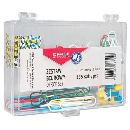 Kancelářské produkty Deskset 5Svorky a svorky W1 135 ks