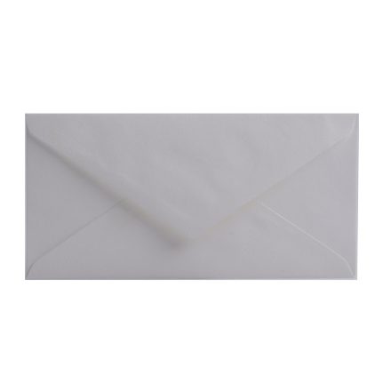 Okrasné svatební obálky DL Aqua Avorio Bianco zve 110 g 50 ks