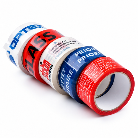 Obalová páska s logem Solvent 3 barvy 48 mm x 54 m 108 rolky