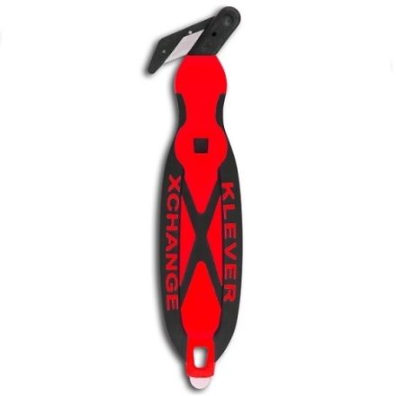 Bezpečný úložný nůž Klever X-Change Double pro fólie a pásky 6 mm