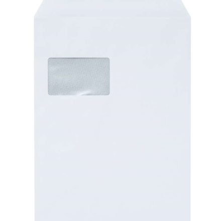 Boxy C4 A4 229 x 324 mm bílé s levým samolepícím oknem HK 250 ks