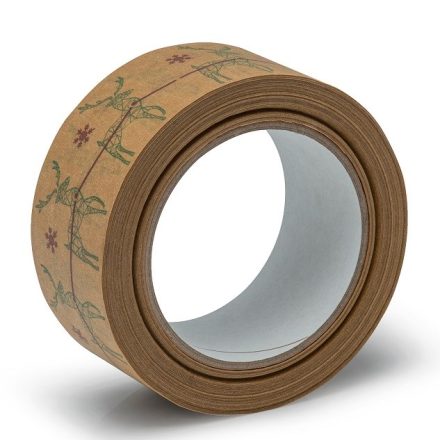 Prázdninový páskový papír Fawn zelený 48 mm x 50 m na dárky