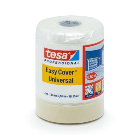 Maskovací film s páskou Tesa Easy Cover 4368 pro malování 55 cm x 33 m