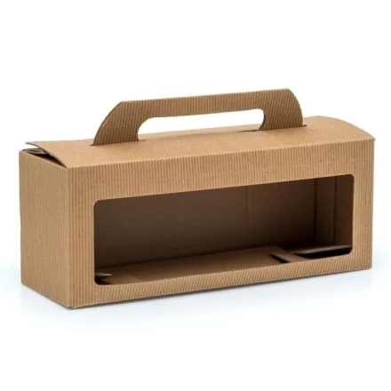Krabice na kartonu 3 sklenice na med 0,35 l 265x87x97 mm 10 ks