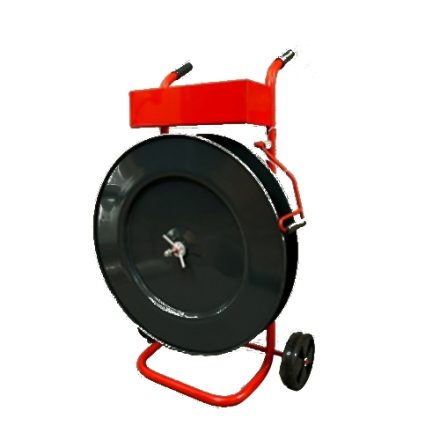 Rozvíjecí vozík s upínací páskou PET skládací 406 mm s brzdou