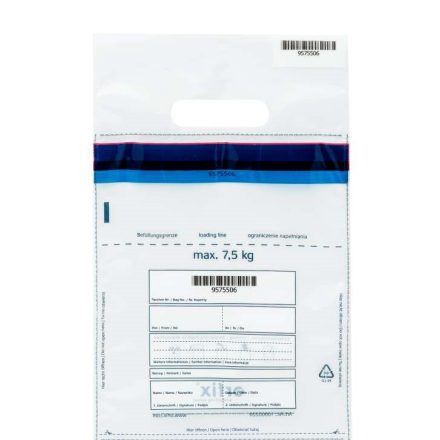 Vak na mince s rukojetí 7,5 kg 245x300+110 mm, 50 ks