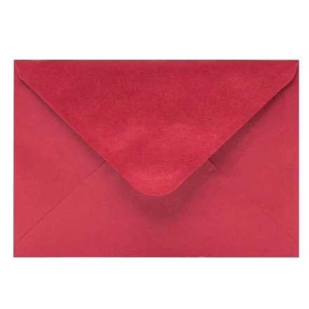 Papírové dekorativní obálky C5 červená perla 120 g 162x229 mm 50 ks