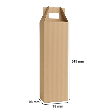 Kartónová krabička  98x98x345mm / víno