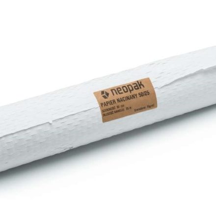 Řezný papír, bílý ochranný kraft pro balení 50 cm x 25 m 70 g/m2