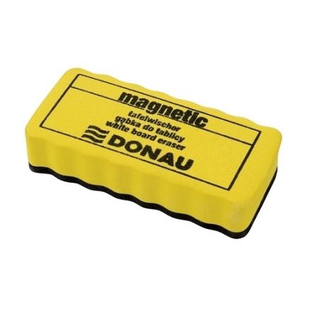 Magnetická houbička pro tabule Donau 106 x 52 x 20 mm žlutá