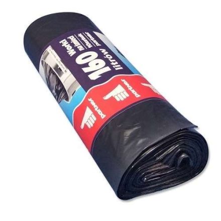 Odpadkové pytle LDPE 160 l A10 černá 40 Um, 10 ks