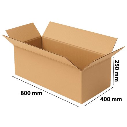 Kartónová deska 800x400x250mm Krabička C500 k odeslání