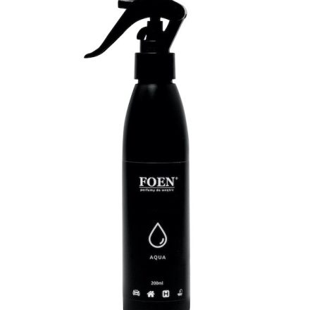 Foen Aqua parfém 200 ml vůně balíků a interiérů s atomizérem