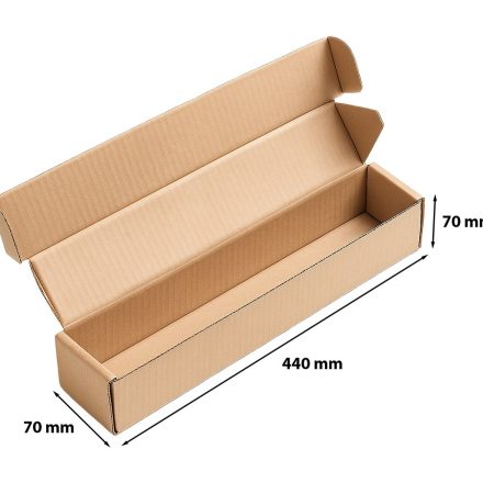 Módní skříňka 440x70x70 mm hnědá FEFCO 421
