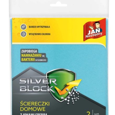 Utěrky pro domácnost s mikrovláknem Jan Potřebný Silver Block 2 ks