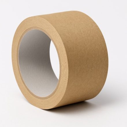 Hnědá papírová balicí páska 120um 50mm x 50m přírodní kaučuk