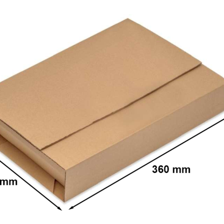 Kartonová ovesná kaše pro knihy MERLIN Multimail Rollbox 360x250 mm B4+