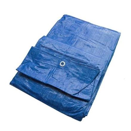 Kryt s PE voděodolná ochrana 8x12 m modrá 50 g/m2