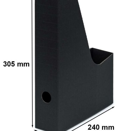 Carded A4 dokument kontejner, černá kartonová krabička 6 cm