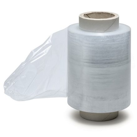 Minirap transparentní stretch film 10 cm 0,3 kg 23 um fi50 pro balení