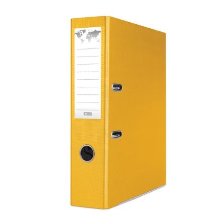 Segregátor A4 75 mm žlutá BASIC-S PP s mechanismem železniční páky