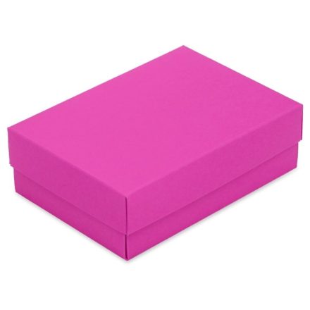 Módní dárková krabička z kartonu M 186x130x60 mm růžové