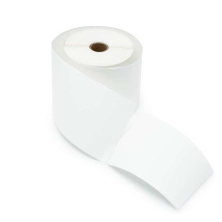 Samolepicí tepelné štítky 100x150 mm bílé v rolích 500 ks